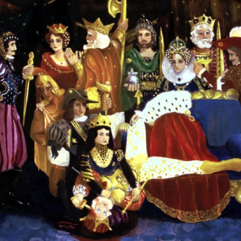 Death of the King of Hearts
36x48
SOLD - Collector in Missouri Death of the King of Hearts
36x48
SOLD - Collector in Missouri